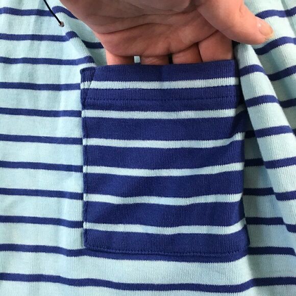 Hanna Andersson Blue Stripes Long Sleeve Dress - Picture 2 of 11